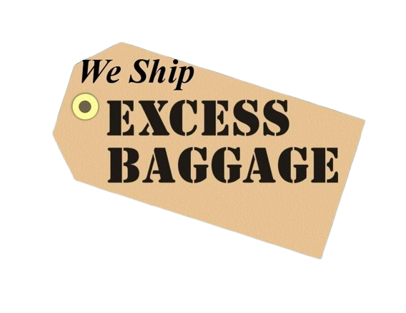 We ship excess baggage